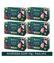 Himalaya Clear skin Soap Bar for nourished pure skin 75Gm/2.64Oz.(Pack of 6) - £15.16 GBP