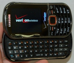Samsung Intensity II Phone Verizon SCH-U460 Black 2 slider qwerty 1xRTT Grade C - £11.26 GBP