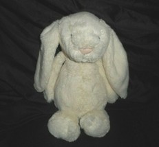 11&quot; Jellycat Creme Baby Bunny Rabbit Stuffed Animal Plush Toy Soft Lovey Bashful - £21.36 GBP