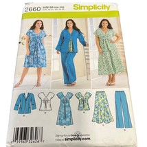 Simplicity 2660 Womens Dress & Jacket Sewing Pattern Size 20W-28W New - £5.93 GBP