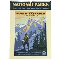 National Parks Poster Art of the WPA 2020 Calendar Mt McKinley Hawaii 13x19 - $534.97 MXN
