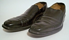 Cole Haan Mens Loafers Size 9 1/2 M Black Leather Slip On Shoes NikeAir Heel - £43.08 GBP