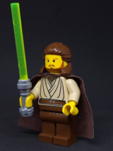 Lego Star Wars Qui Gon Jinn Original 7101 Minifigure Figure - £14.97 GBP