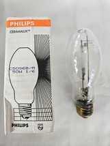 Philips Ceramalux C50S68M 5OW Metal Halide, Medium Base, New Old Stock - $375.23 MXN