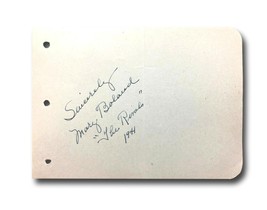 Mary Boland Hand Signed Album Page Cut JSA COA Autograph The Rivals Actress - £60.16 GBP