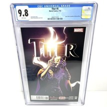 Thor #8 CGC 9.8 White Pages 2015 Jane Foster Revealed As Thor Marvel Comics - £56.04 GBP
