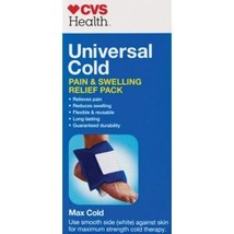 CVS Pharmacy UNIVERSAL COLD Pain &amp; Swelling Relief Pack (Reusable) 10&quot;x5&quot; Area - £14.27 GBP