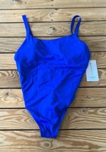 Athleta NWT $98 Women’s Hermosa One Piece swimsuit Size M Blue BE - $48.51
