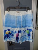 Hollister Surfing Print Board Shorts Size Large Men&#39;s NEW - £22.96 GBP