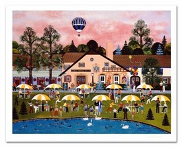 Jane Wooster Scott-&quot;Pond at the Inn&quot; Ltd Ed Lithograph, Hand Signed+COA 199/925 - £66.66 GBP