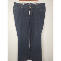 Lane Bryant Genius Fit Jeans 24 Womens Plus Size Slim Bootcut Dark Wash NWT - £16.16 GBP