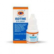 Pack of 6 Ayurvedic ISOTINE EYE DROPS for computer strain immature catar... - $17.79