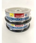 2 Maxwell DVD-R Writeable CD, 16x Recordable Disc (Spindle Pack of 15)  ... - $456.79 MXN