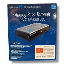 Digital Stream DTX9900 Analog Pass-Through DTV Converter Box W/Remote - £21.99 GBP