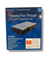 Digital Stream DTX9900 Analog Pass-Through DTV Converter Box W/Remote - £21.95 GBP