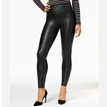 Spanx Faux Leather Leggings Womens Small  Black - £30.99 GBP
