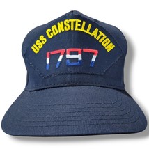 USS Constellation 1797 Hat Sz M/L By CH California Headwear Vintage Snap... - $39.59
