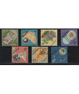 BURUNDI  1965 Very Fine Precancel LH  Stamps Set Scott # 134-140 - £2.18 GBP