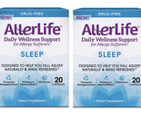 2 Pack Allerlife Sleep Capsules, Daily Allergy Supplements &amp; Sleep Aid -... - £10.08 GBP