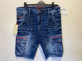 CIPO &amp; BAXX Distressed Denim Shorts in Blue W34&quot; (PH140) - $56.90