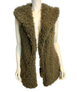Me  Jane Green Open Faux Fur Vest Size XS - €16,37 EUR