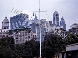 1964 Battery Park Flatiron Building Chrysler New York Ektachrome 35mm Slide - £4.29 GBP