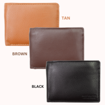 Men Wallet in Genuine Leather with RFID Blocking Bifold Wallet - £14.84 GBP