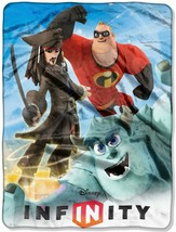 Disney Incredibles Infinity Photo Bombing Throw Blanket measures 46 x 60 Inches - £19.83 GBP