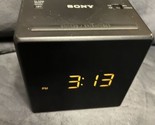 Sony ICF-C1 Desktop Alarm Clock AM FM Radio Black Sony ICFC1 - Preowned. - $11.87