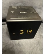 Sony ICF-C1 Desktop Alarm Clock AM FM Radio Black Sony ICFC1 - Preowned. - £8.85 GBP