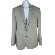 Express Mens Extra Slim Fit Blazer Jacket 40R Gray Polyester/Rayon Blend - $32.38