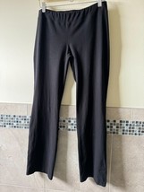 Eileen Fisher Black Viscose Lycra Pull on Stretch Pants SZ PS EUC - $1,273.29 MXN