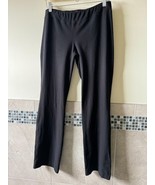 Eileen Fisher Black Viscose Lycra Pull on Stretch Pants SZ PS EUC - $1,270.80 MXN