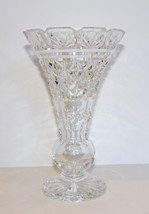 Exquisite Vintage Waterford Crystal 8&quot; Highly Cut Beautifully Shaped Flared Vase - £107.68 GBP