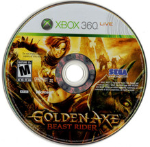 Golden Axe: Beast Rider Microsoft Xbox 360 Video Game DISC ONLY Sega 200... - £11.21 GBP
