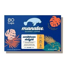 Manatee Gourmet Coffee Caribbean Delight Blend 80 to 240 K cups Pick Any Size - £49.55 GBP+