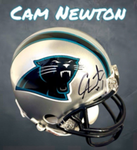 CAM NEWTON AUTOGRAPHED SIGNED CAROLINA PANTHERS MINI HELMET wAP/HOLOGRAM... - $3,091.78 MXN