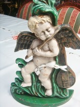 Iron door stopper in rustic iron , 16&quot; tall [8] - $72.26