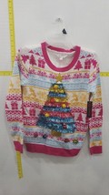 No Boundries Long Sleeve Juniors Christmas Tree Holiday Sweater Size M (... - £15.52 GBP