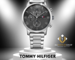 Tommy Hilfiger Herren-Armbanduhr, Quarz, Edelstahl, graues Zifferblatt, ... - $122.26
