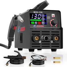 2 in 1 Gasless Flux Core Mig/Stick MMA ARC Multiprocess Welding Machine with Syn - £168.92 GBP