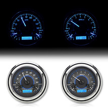 Dakota Digital Analog Dash Gauges Carbon Blue for 47-53 Truck VHX-47C-PU... - £702.18 GBP