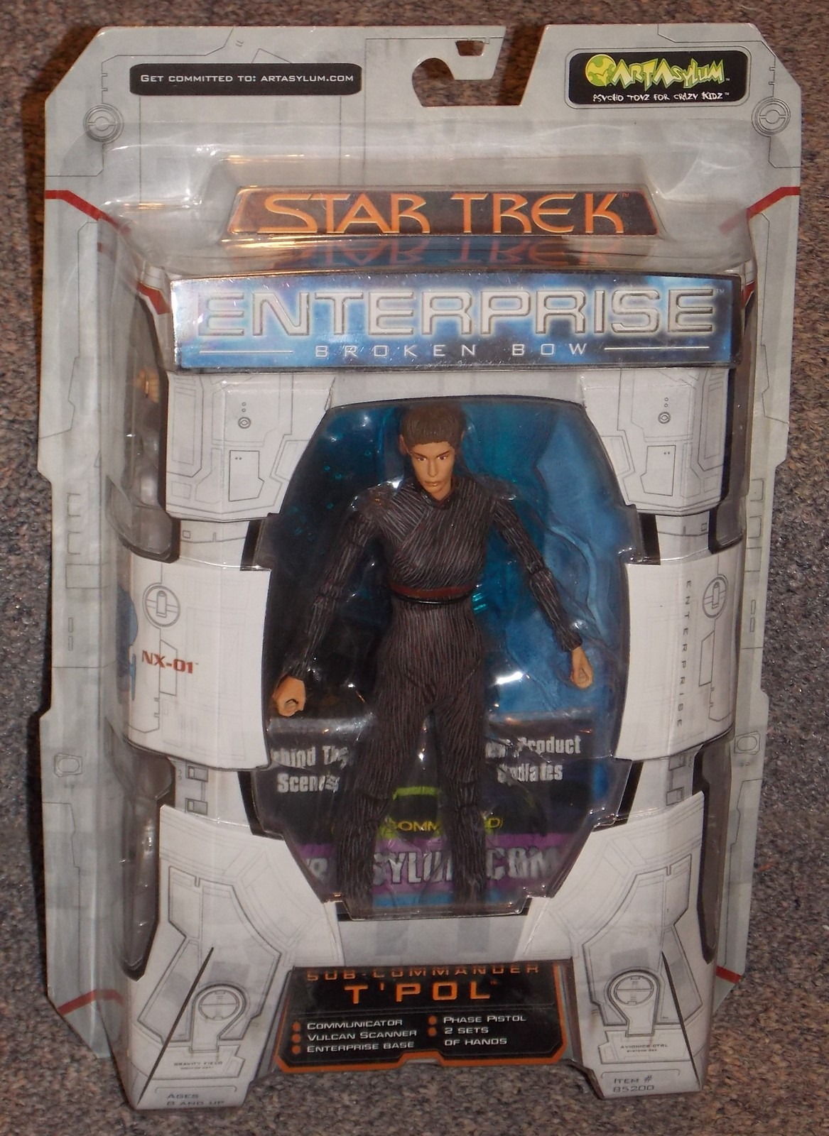 2002 Art Asylum Star Trek Enterprise Sub Commander T'POL Figure New In Package - $24.99