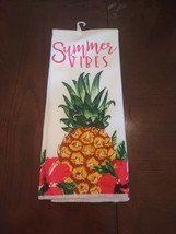 Kitchen Towel &quot;Summer Vibes&quot; 100% 15 In X 25 In - $12.75