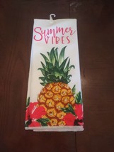 Kitchen Towel &quot;Summer Vibes&quot; 100% 15 In X 25 In - £9.99 GBP