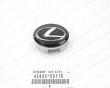 NEW GENUINE LEXUS RX ES IS GS LS LC SPORT BLACK WHEEL CENTER HUB CAP 426... - $38.11