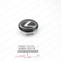 NEW GENUINE LEXUS RX ES IS GS LS LC SPORT BLACK WHEEL CENTER HUB CAP 426... - $38.11