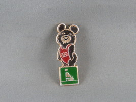 Moscow 1980 Olympic Pin - Sailing Misha on Top - Stamped Pin - £11.77 GBP