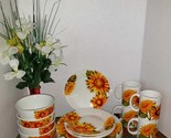 Royal Norfolk Sunflower Printed Stoneware Collection Variety To Choose - $8.99+