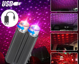 Usb Car Interior Roof Led Star Light Atmosphere Starry Sky Night Project... - $20.99